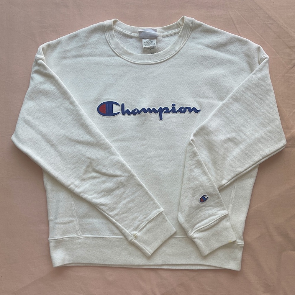 Champion Reverse Weave Script Hoodie - image 1